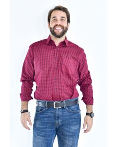 CAMISA CLASSIC - VICHY VERMELHA - XGG