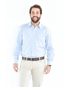 CAMISA SLIM FIT - VICHY AZUL