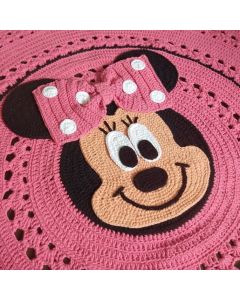Tapete Minnie de Crochê