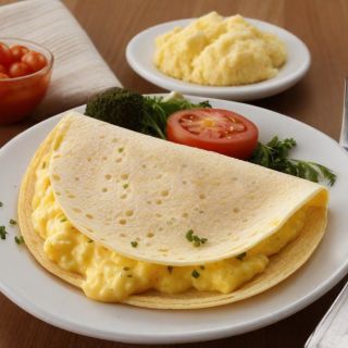 Omelete com Creme de Queijo